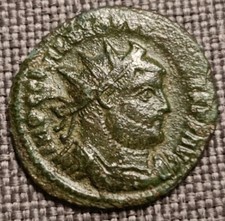 Follis imperatore diocleziano usato  Roma