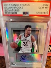 Usado, PSA 10 2017 Panini Status Signatures #SG-SBK Dillon Brooks RC Memphis Grizzlies comprar usado  Enviando para Brazil