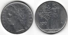 Italia 100 lire usato  Zugliano