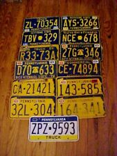 Pennsylvania license plates for sale  Felton