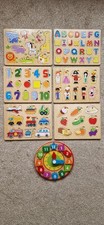 Wooden puzzle bundle for sale  LEICESTER