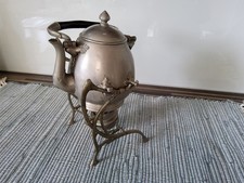 Antike metall teekanne gebraucht kaufen  Würselen