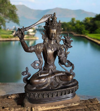 Tibetan bronze manjushri for sale  Tucson