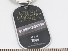Chaveiro metálico Star Wars Force Awakens Stormtrooper 14 de 16 Topps comprar usado  Enviando para Brazil