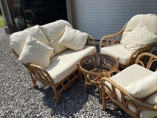 Cane conservatory furniture for sale  FAREHAM