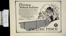 1922 cyclone fence for sale  Stockton