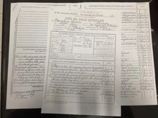 Foglio matricolate del usato  Milano