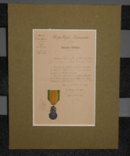 Diplôme médaille militaire d'occasion  France
