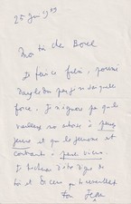 jean cocteau signee d'occasion jean cocteau signee d'occasion Paris X