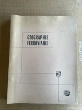 Géographie ferroviaire docume d'occasion  Pontailler-sur-Saône