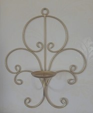 Gold metal sconce for sale  CANNOCK
