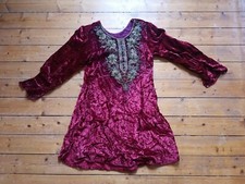 Indisches samtkleid wundersch� gebraucht kaufen  Wennigsen