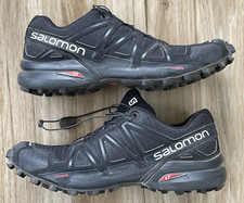 Tênis de corrida Salomon Speed Cross 4 feminino tamanho 9 trilha triplo preto caminhada comprar usado  Enviando para Brazil