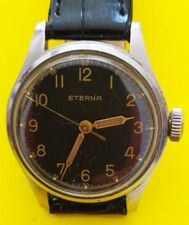 Military Dial Eterna Cal.520S ze stali nierdzewnej Sei Tacche-serviced na sprzedaż  PL