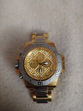 Invicta Watch 23102 AKULA 52mm cronógrafo quartzo pulseira de dois tons ouro/prata SS comprar usado  Enviando para Brazil