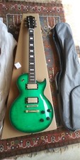 Usado, LP GUITARRA VERDE ESMERALDA BORDO TOPO CORPO MOGNO SUPER AGRADÁVEL COR RARA comprar usado  Enviando para Brazil