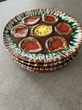 Assiettes huîtres vintage d'occasion  France