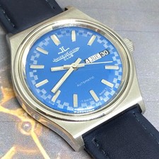 Usado, Vintage Jaeger LeCoultre Relógio Suíço Automático Masculino Mostrador Azul 35mm comprar usado  Enviando para Brazil