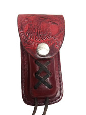Genuine red leather for sale  Copeland