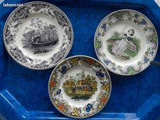 Lot anciennes assiettes d'occasion  Jonzac