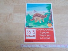 Autocollant shell dinosaures d'occasion  Toulon-