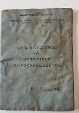 Libretto circolazione per usato  Concordia sulla Secchia