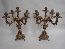 Paire chandeliers pendule d'occasion  Mazé