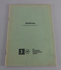 Werkstatthandbuch anleitung zu gebraucht kaufen  Jever