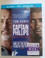 Captain Phillips (Blu-ray/DVD, 2014, 2-Disc Set) Tom Hanks  comprar usado  Enviando para Brazil