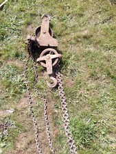 Block tackle vintage for sale  GOOLE