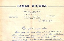 Nice famar niçoise d'occasion  Expédié en Belgium