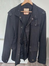 Herrenjacke parka schwarz gebraucht kaufen  Magdeburg