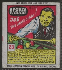 ANGLO-SPORTS PARADE 1960-#23- BILHAR SINUCA - JOE DAVIS comprar usado  Enviando para Brazil