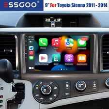 Android 14 Apple CarPlay rádio de carro estéreo GPS navegação para Toyota Sienna 2011-2014 comprar usado  Enviando para Brazil
