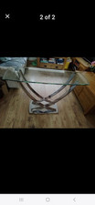 Glass hall table. for sale  SWANLEY