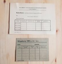 Kontrollkarte ddr einzelmeiste gebraucht kaufen  Bad Sulza