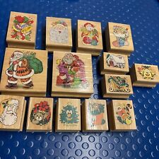 Wooden craft stamps for sale  BURGESS HILL