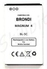 BATTERIA PER BRONDI MAGNUM 4 MAGNUM4 IV BIGFP600AB NOK N70 BL-5C 1100 mAh NUOVA na sprzedaż  Wysyłka do Poland