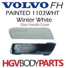 Tampa de maçaneta de porta VOLVO FH driver lateral destro pintado 1103 branco inverno comprar usado  Enviando para Brazil