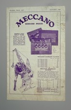 1948 meccano leaflet for sale  LONDON