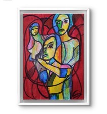 Cozzani quadro sacro usato  Italia