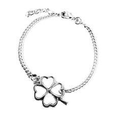 Bracciale quadrifoglio argento usato  Velletri