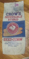 Saco de milho híbrido confiável vintage Crow's Seed Milford, IL - Nevada, IA comprar usado Saco de milho híbrido confiável vintage Crow's Seed Milford, IL - Nevada, IA comprar usado  Enviando para Brazil