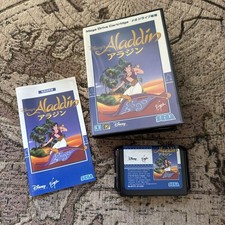 Disney Aladdin Sega Mega Drive Japão Completo com Manual Testado 1993 comprar usado  Enviando para Brazil
