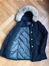 Schwarzer arctic parka gebraucht kaufen  Berlin