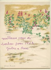 Cavailles jules lithographie d'occasion  Paris XII