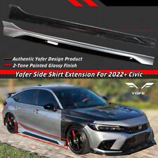 Saia lateral extensão 2 tons prata lunar preta Honda Civic Yofer 2022-2024 comprar usado  Enviando para Brazil
