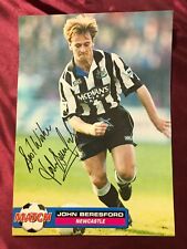 Autografo john beresford usato  Guidonia Montecelio