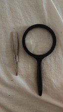 Black plastic magnifying for sale  ASHBY-DE-LA-ZOUCH