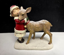 Girl hugging deer for sale  Vienna